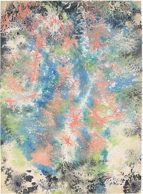 Тарханов Михаил Михайлович. Композиция в красно-зеленых тонах 